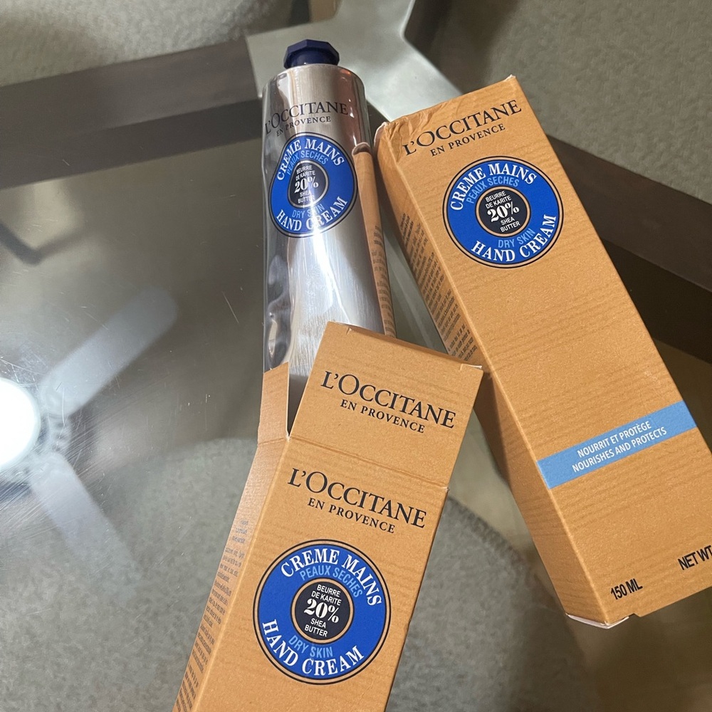 2 L'Occitane Hand Cream with Shea Butter
